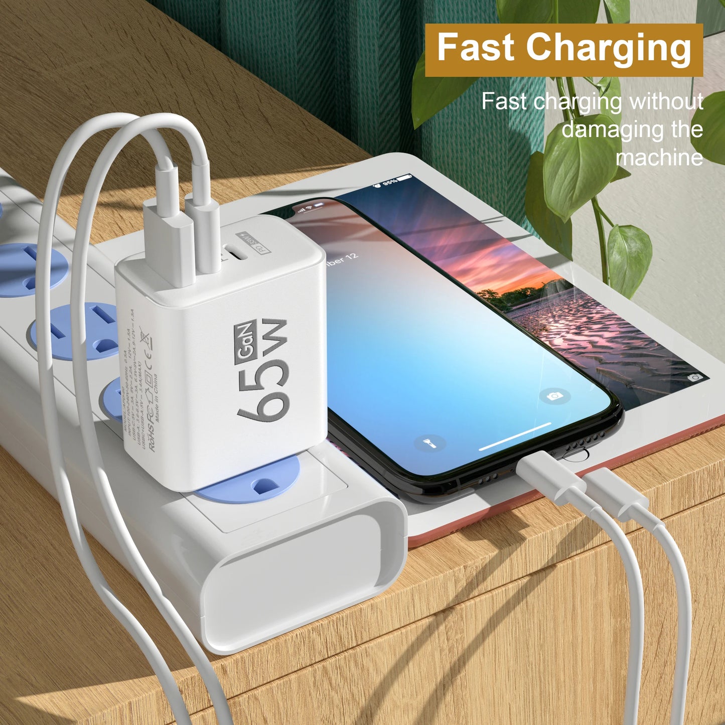 3 port charger box