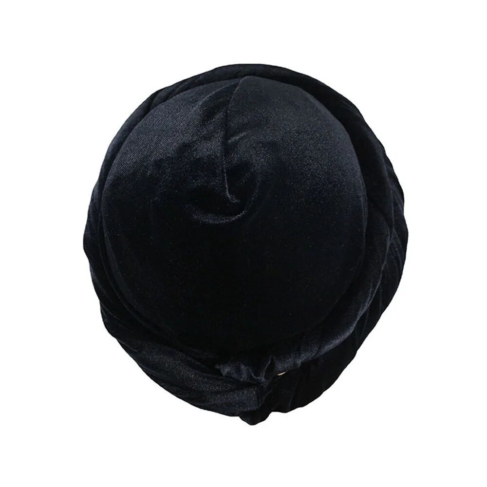 Silk halo turban