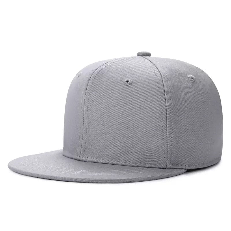 Regular color flat brim (custom embroidery coming soon) - Hat Daddys 