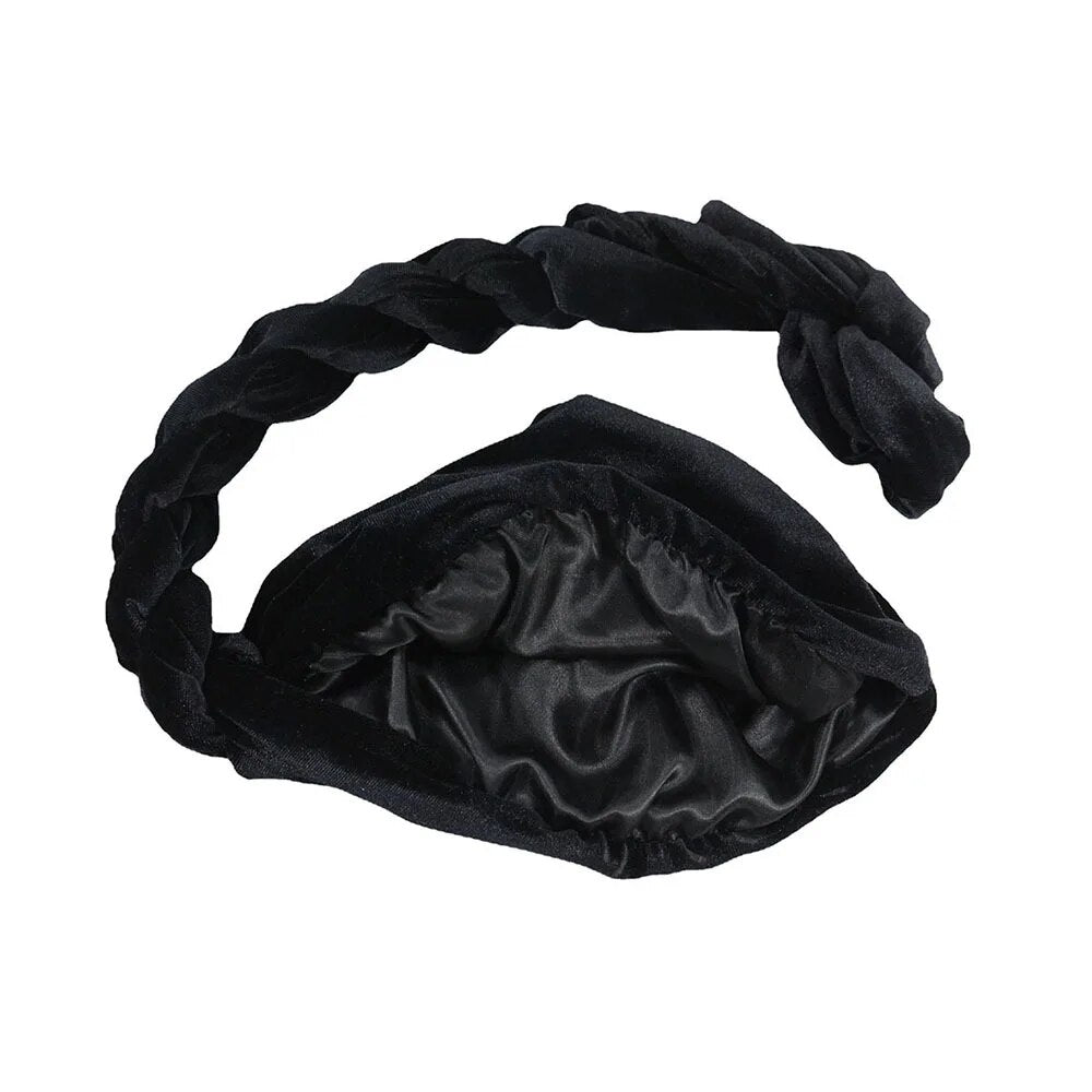 Silk halo turban