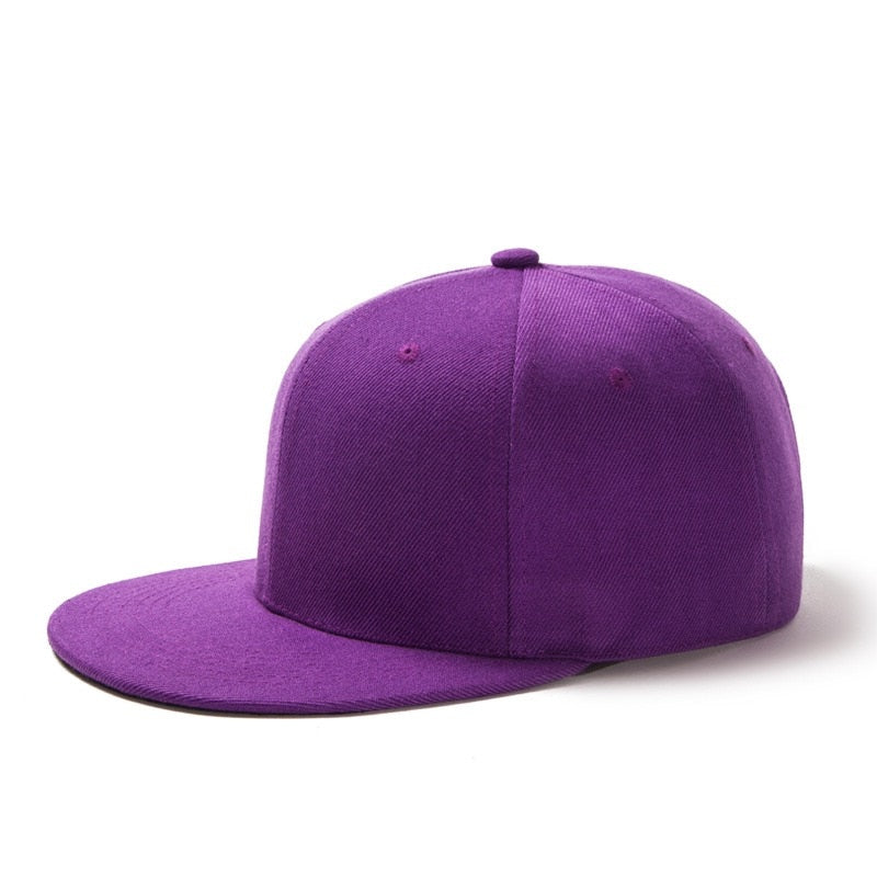 Regular color flat brim (custom embroidery coming soon) - Hat Daddys 