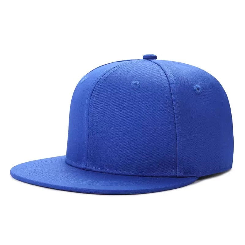 Regular color flat brim (custom embroidery coming soon) - Hat Daddys 