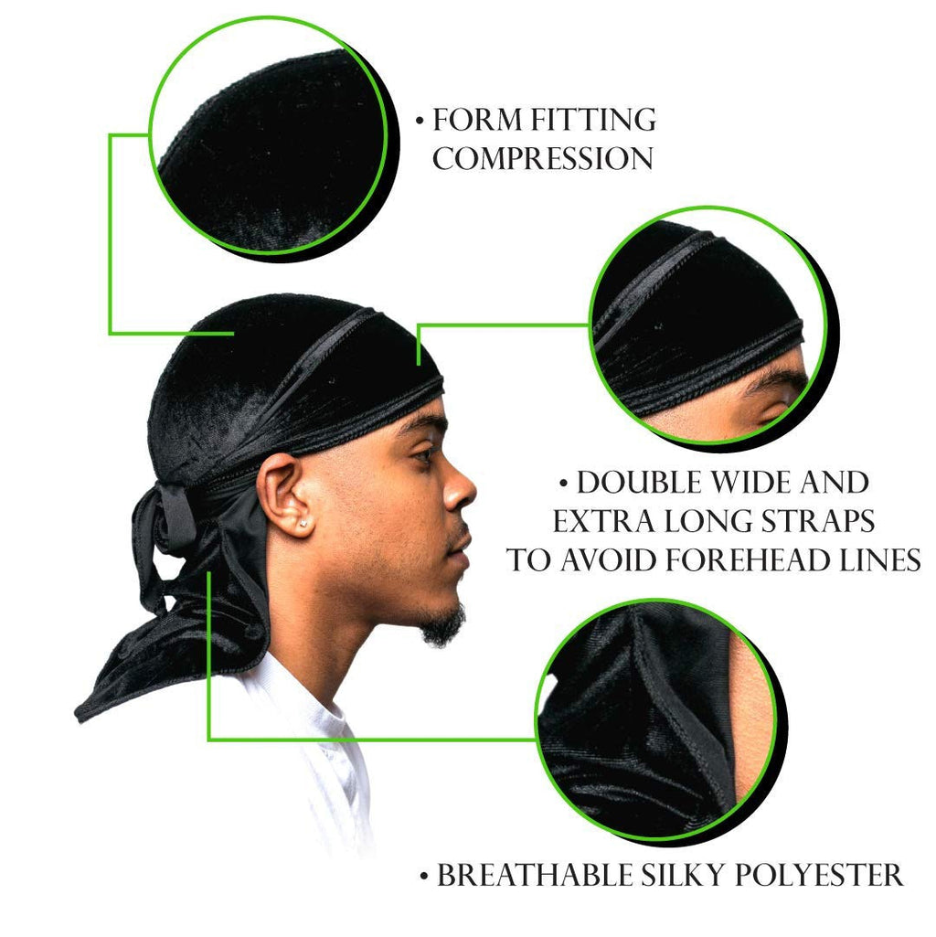 Poly Velvet Durag - Hat Daddys 