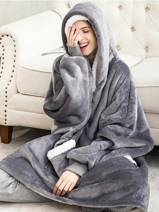 Oversized cozy hoodie blanket - Hat Daddys 