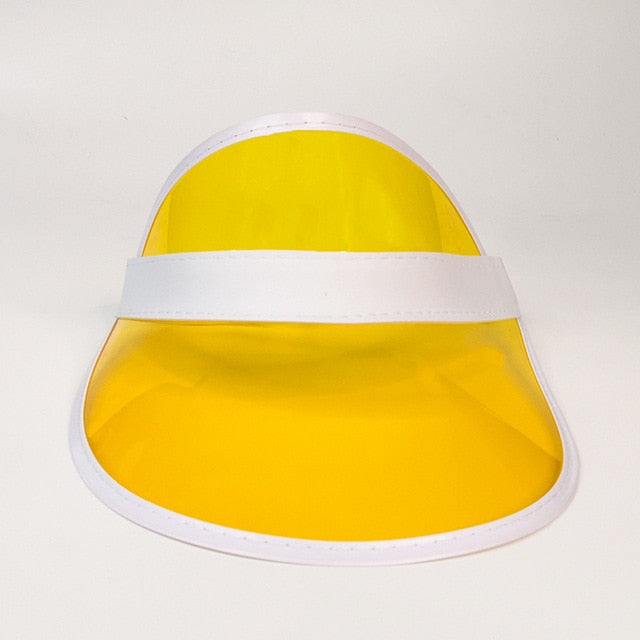 Yellow Summer Fashion Visor - Hat Daddys 