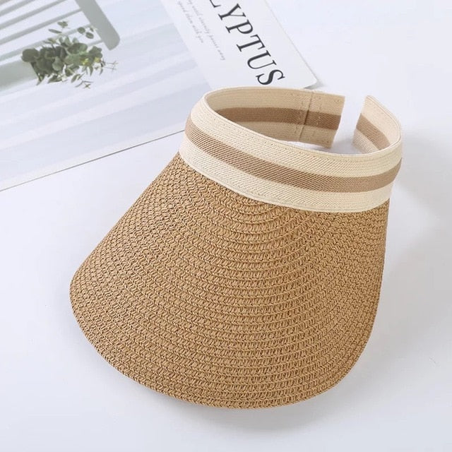 Summer Straw Visor - Hat Daddys 
