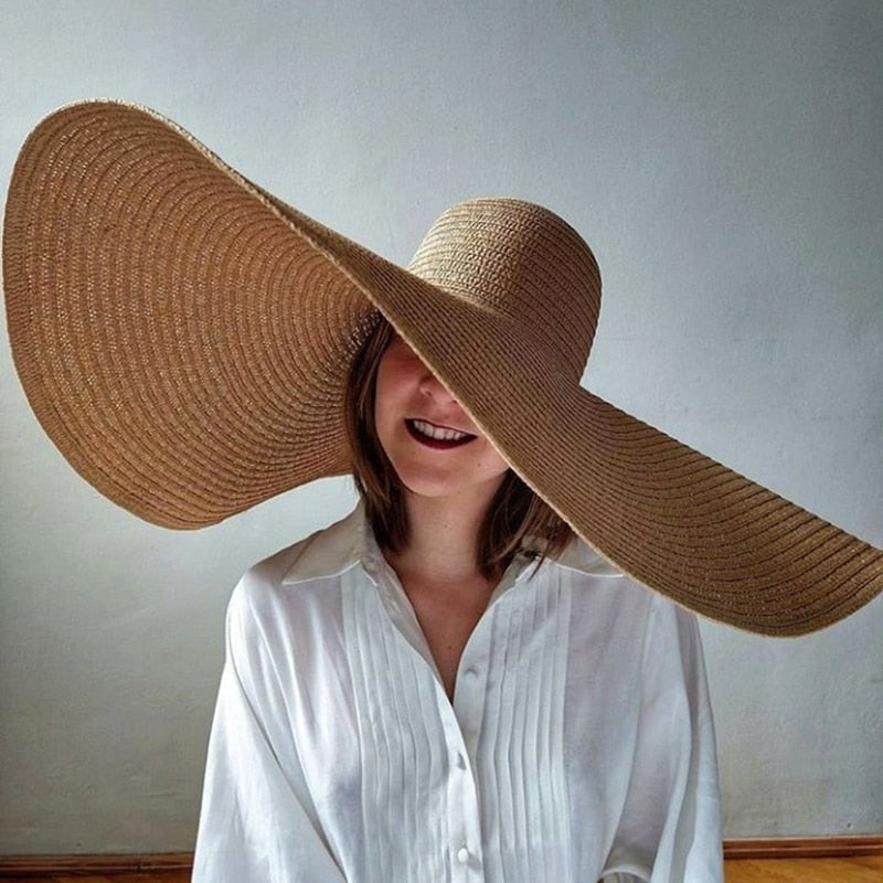 foldable oversized beach hat - Hat Daddys 