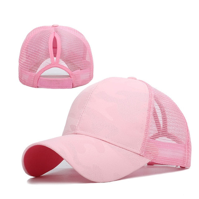 Faded Demin Cap (ponytail) - Hat Daddys 