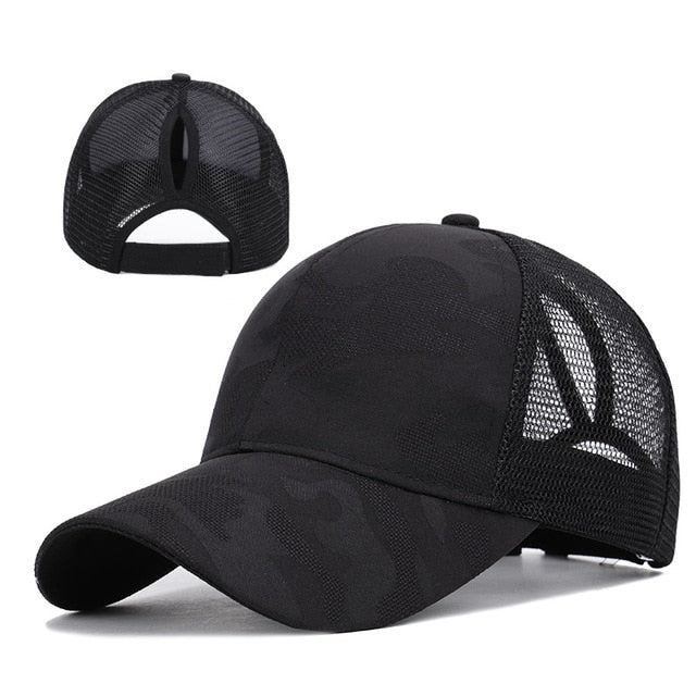 Faded Demin Cap (ponytail) - Hat Daddys 