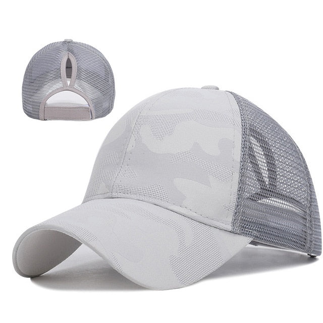 Faded Demin Cap (ponytail) - Hat Daddys 