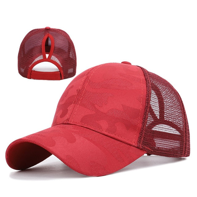 Faded Demin Cap (ponytail) - Hat Daddys 