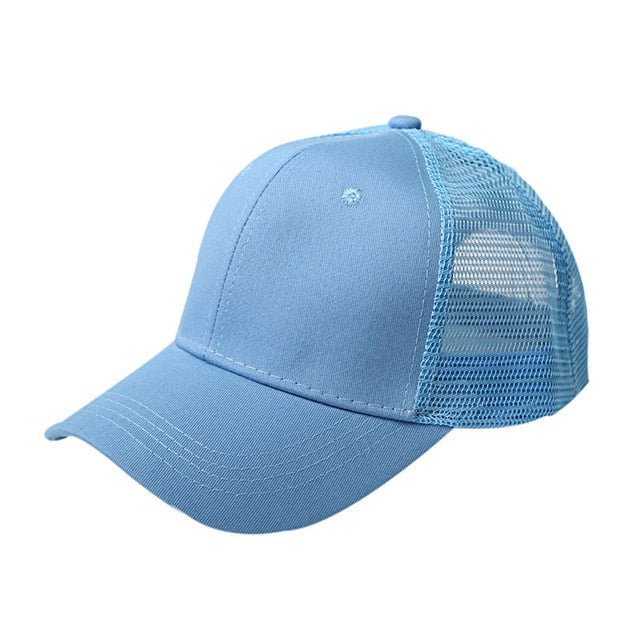 Faded Demin Cap (ponytail) - Hat Daddys 